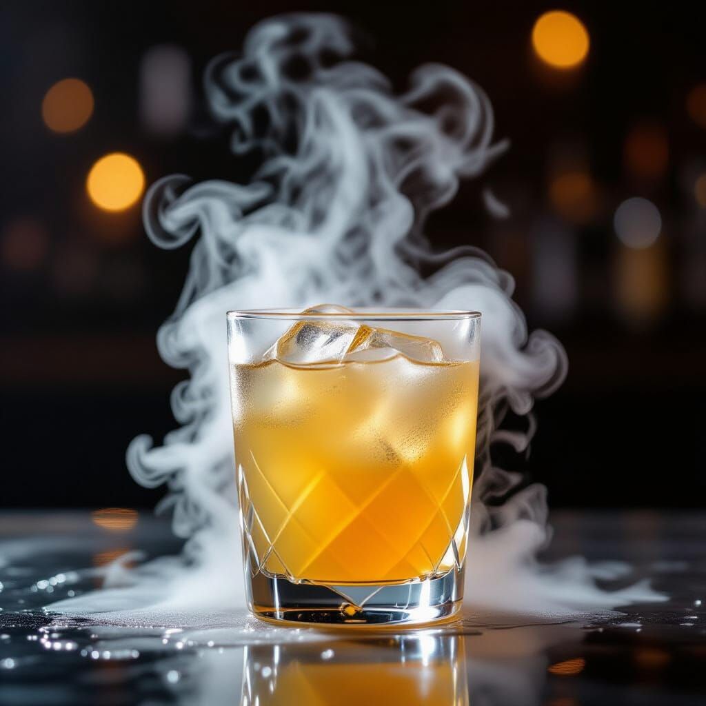 Wednesday and Thing Create Mystical Drink in Misty Goblet