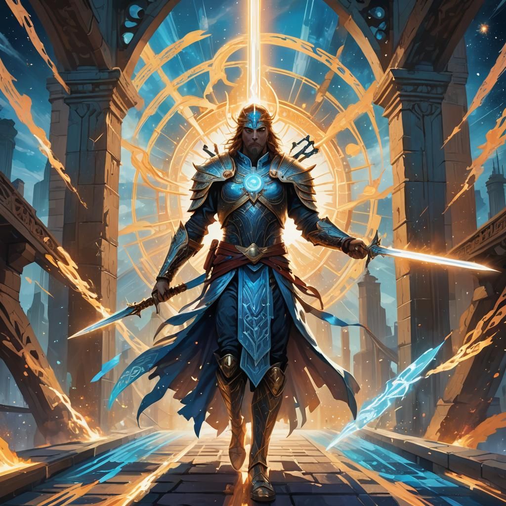 Luminescent Being Crosses to Brighter Realm in Digital Art