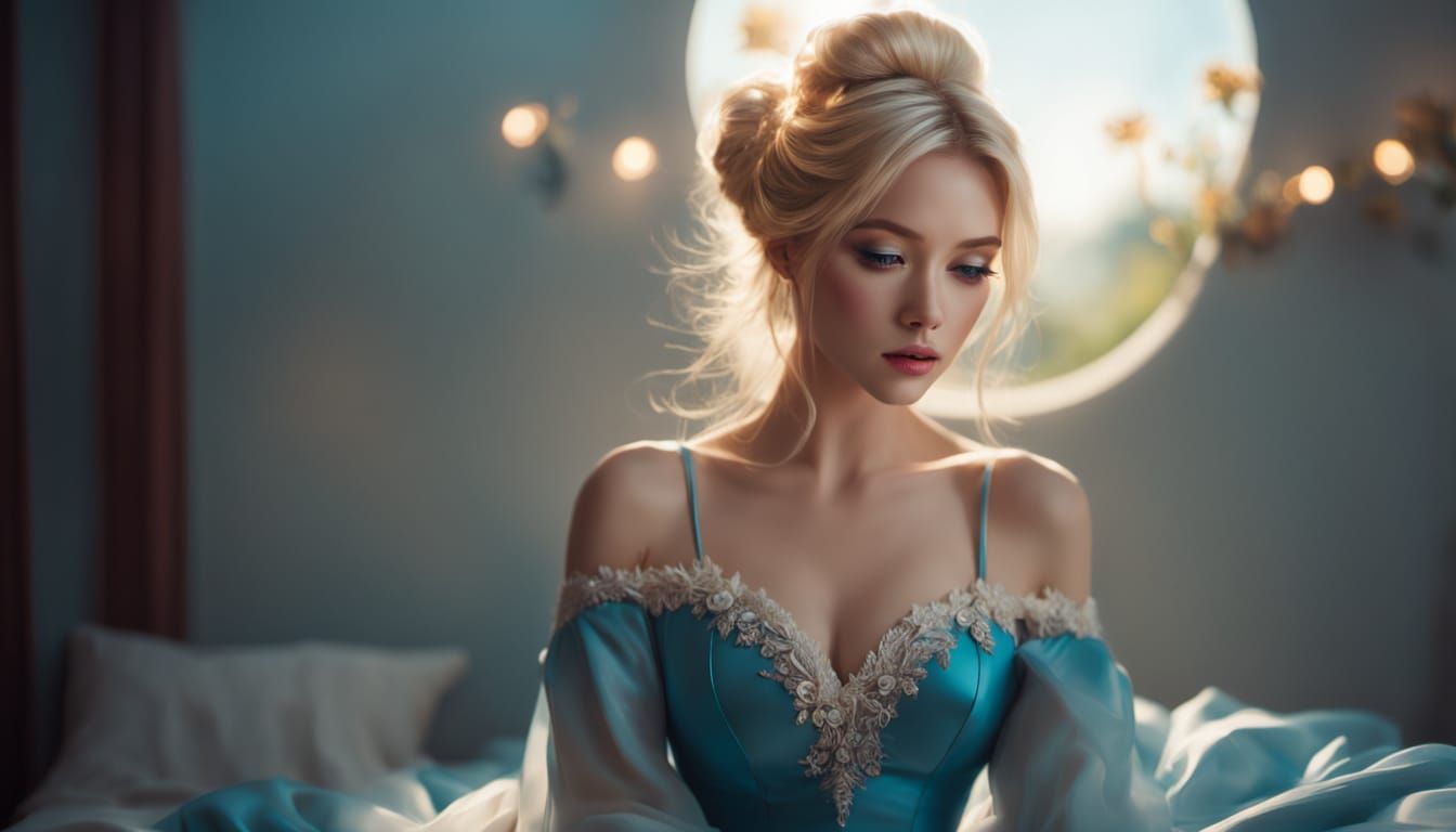 Taiwanese Woman in Vibrant Hyper-Realistic Oil Painting