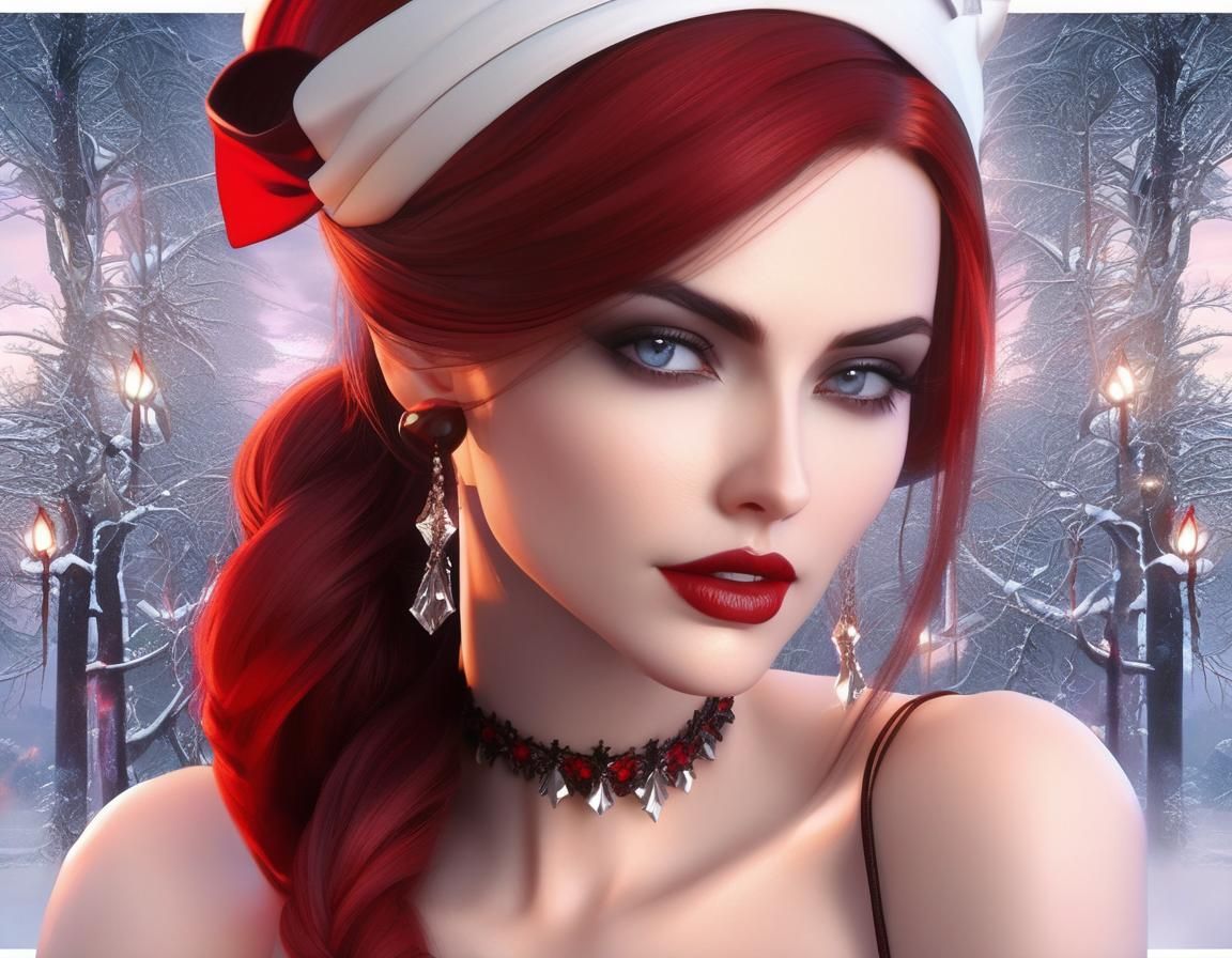 Vampire Woman: Dark Fantasy Concept Art