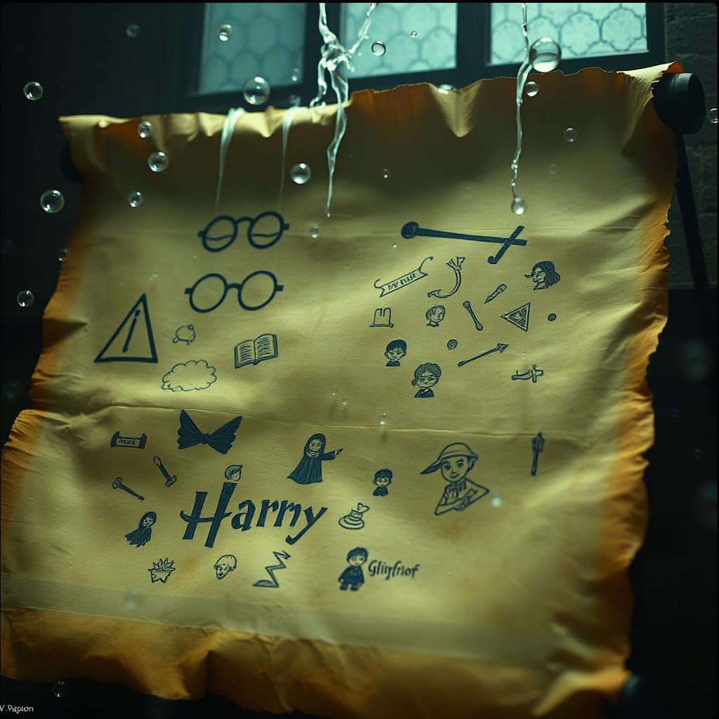 Ancient Parchment Reveals Harry Potter Icons in Cinematic Fi...