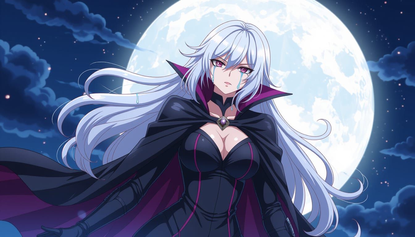 Anime Supervillain Cries Tears of Rage