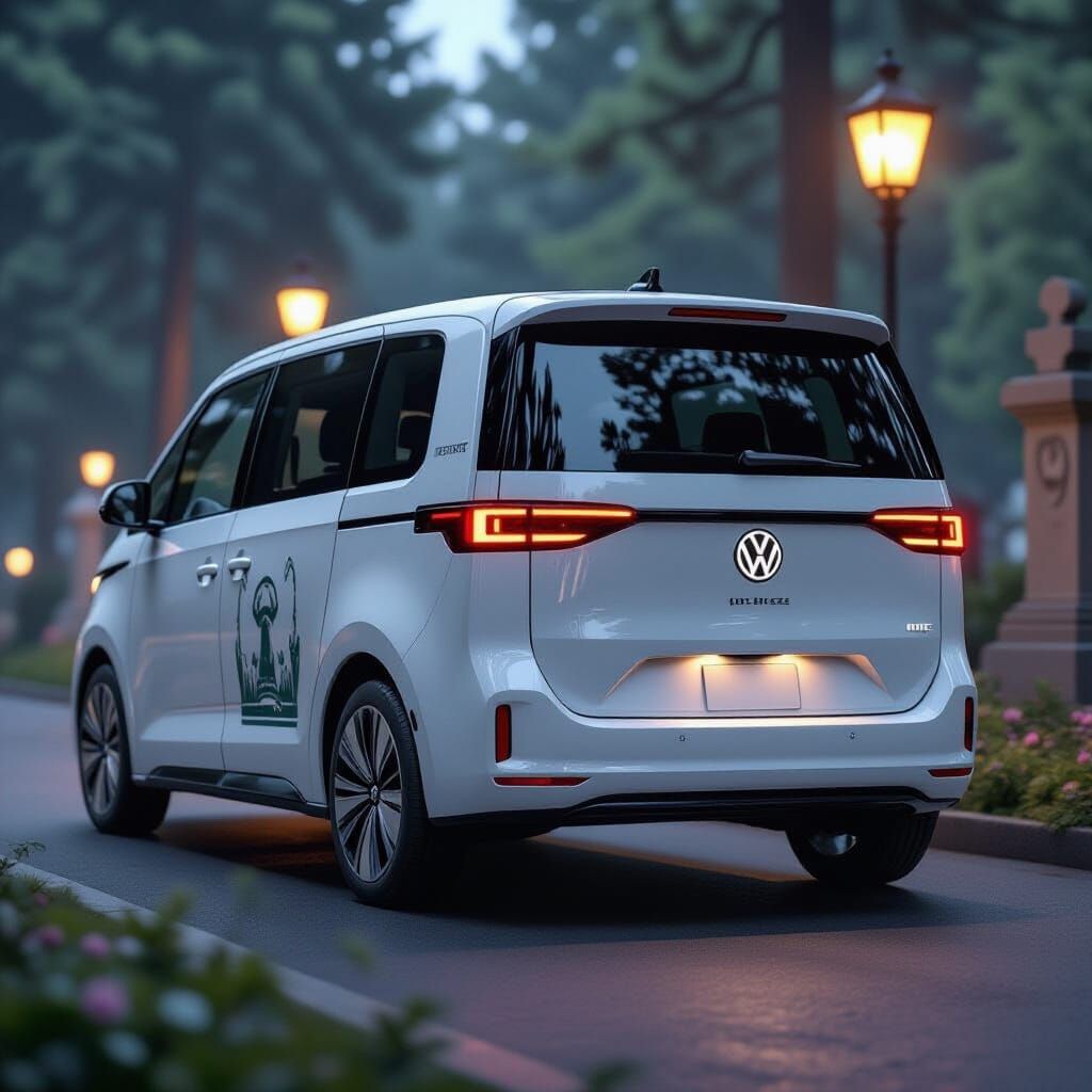 2025 VW ID. Buzz Van with Pet Cemetery Decal