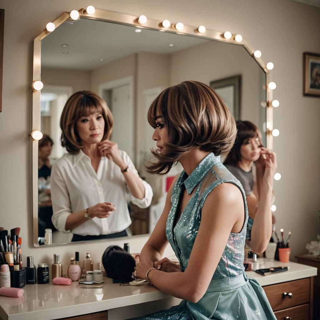 Intimate Moment of Self-Discovery: A Crossdresser's Journey...