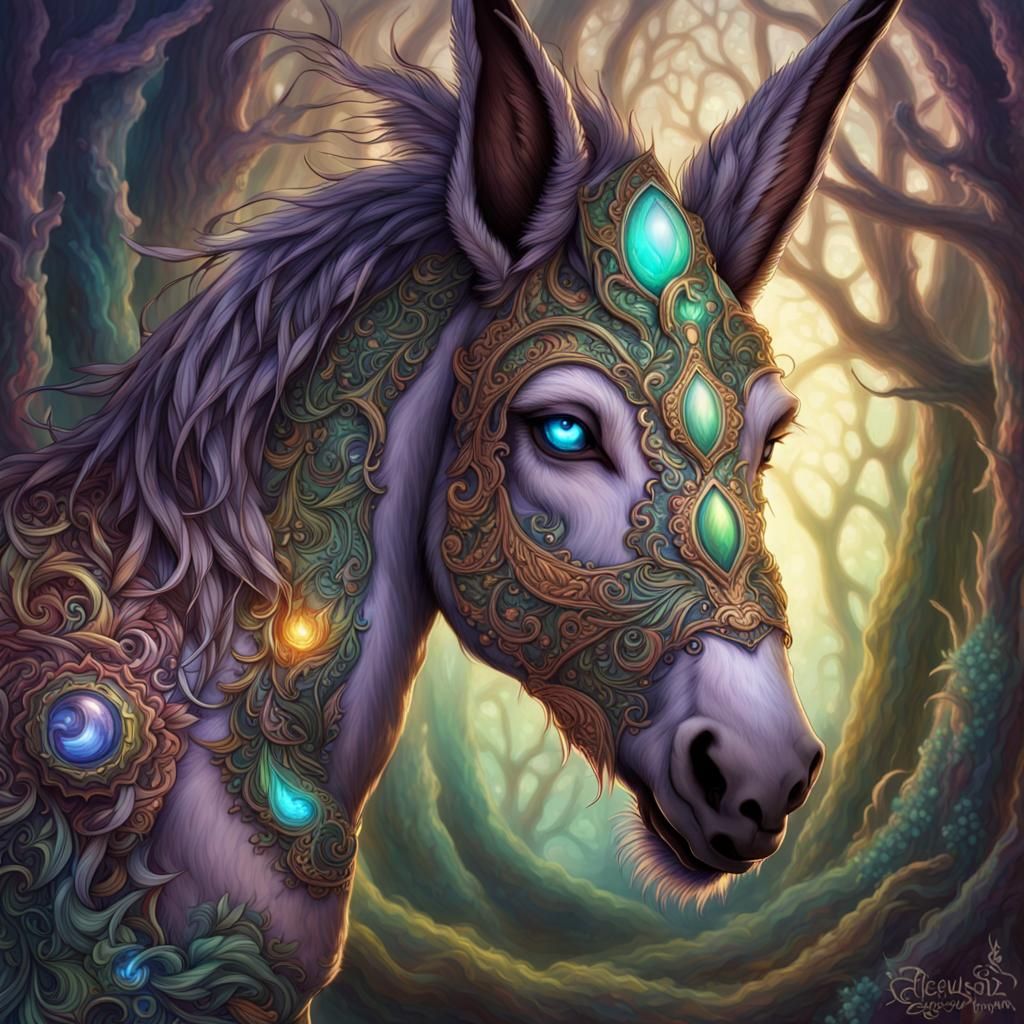 Donkeyskin in Fairycore Style with Dynamic Lighting