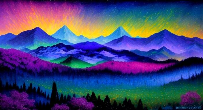 Bedazzling Gemstones Mountains Cliche Niche