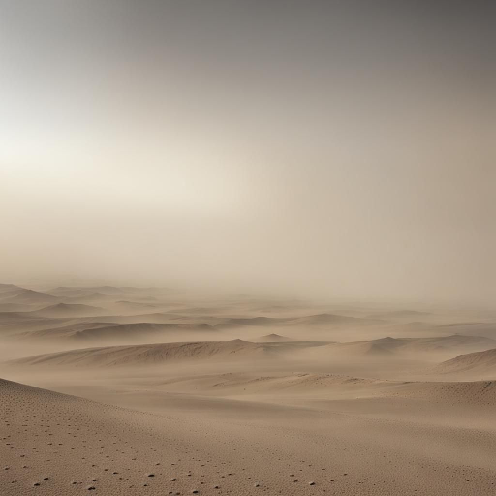 Barren Landscape of Dust