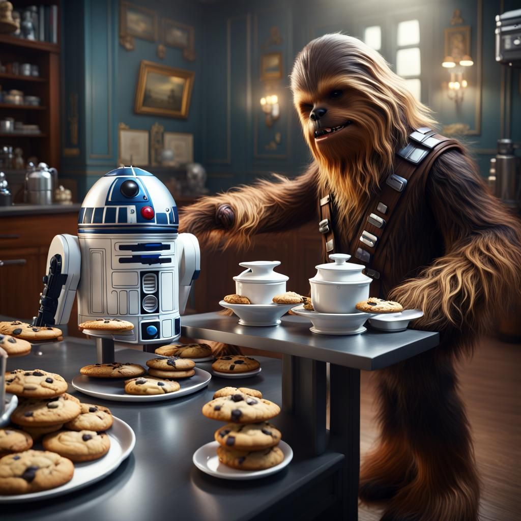Robotic Butler Serves Chewbacca Cookies in Star Wars Splash ...