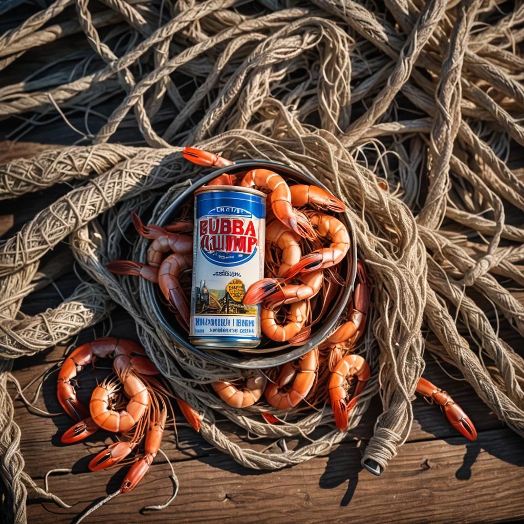 Bubba Gump Shrimp Can Still Life in Macro Photography