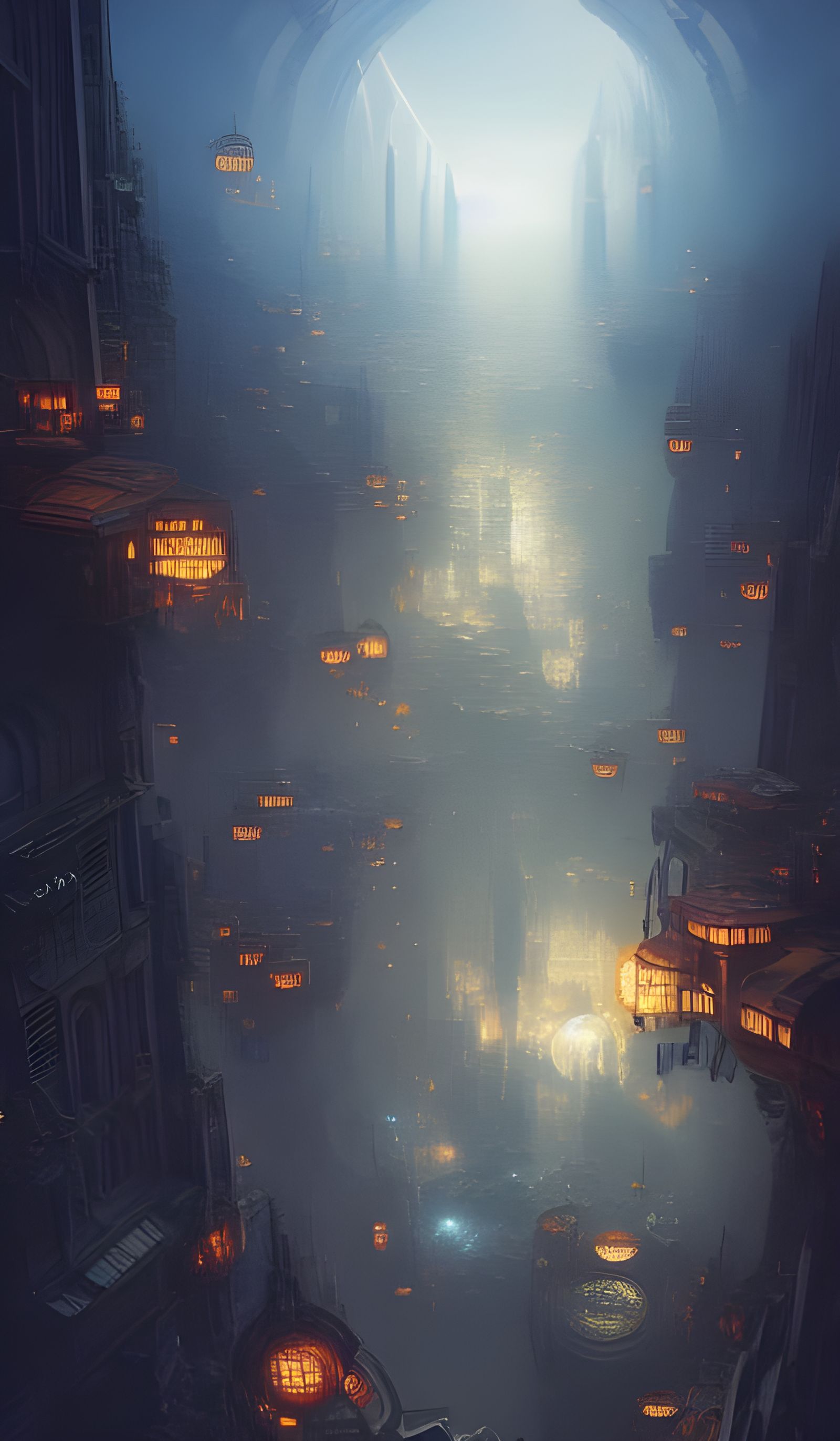 Electric Veins Illuminate Massive Cityscape