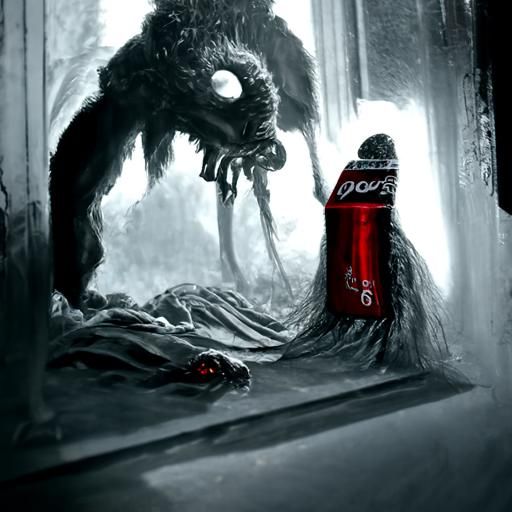 Eerie Monster in Closet, Doré Style