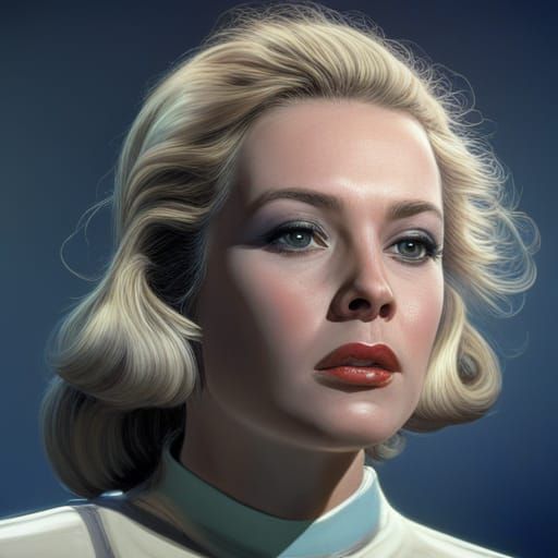 Hyperrealistic Sci-Fi Portrait with Dramatic Lighting