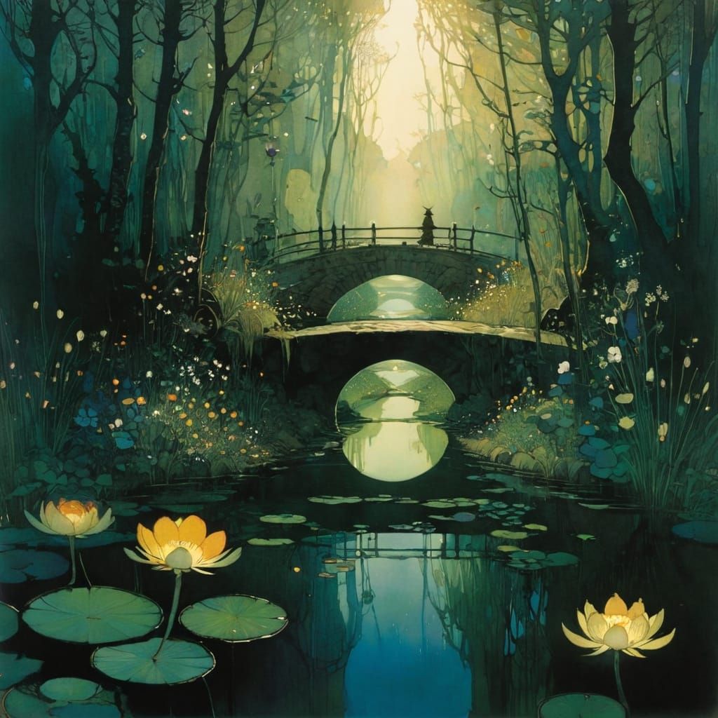 Aerial View of River Through Marshy Estuary