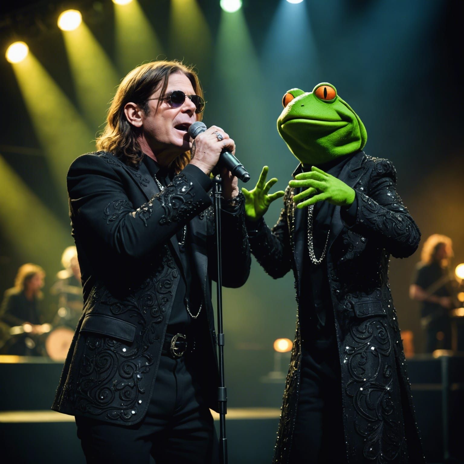 Ozzy Osbourne and Kermit Duet, Professional Photography
