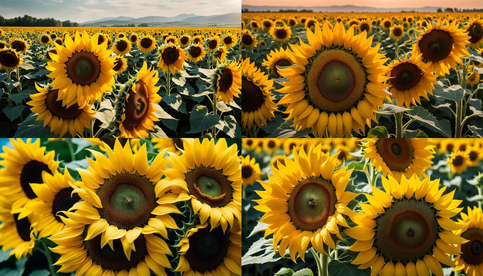 Sunflower Bouquet Portrait with Cinematic Lighting