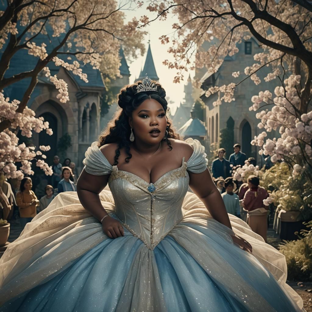 Lizzo as Cinderella: Cinematic Film Still