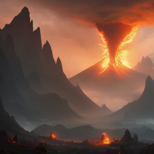 Epic Dragon Lair Hidden in Giant Volcano