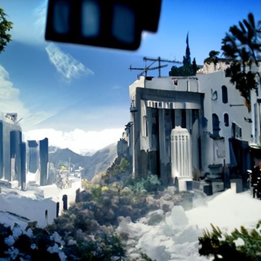 Detailed Matte Painting of Hollywood