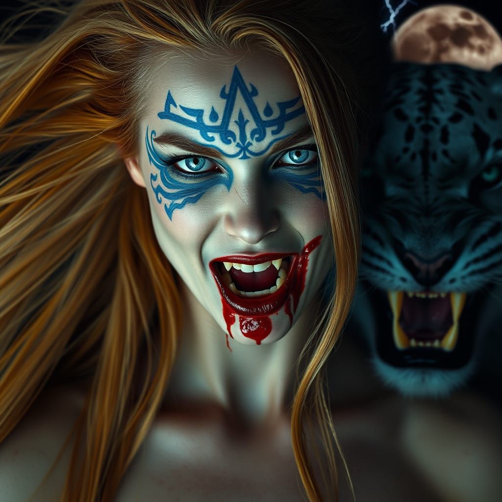 Vampire Goddess in Cinematic Glory