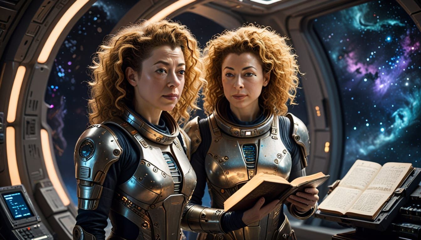 Futuristic Archaeologist Embarks on Celestial Quest