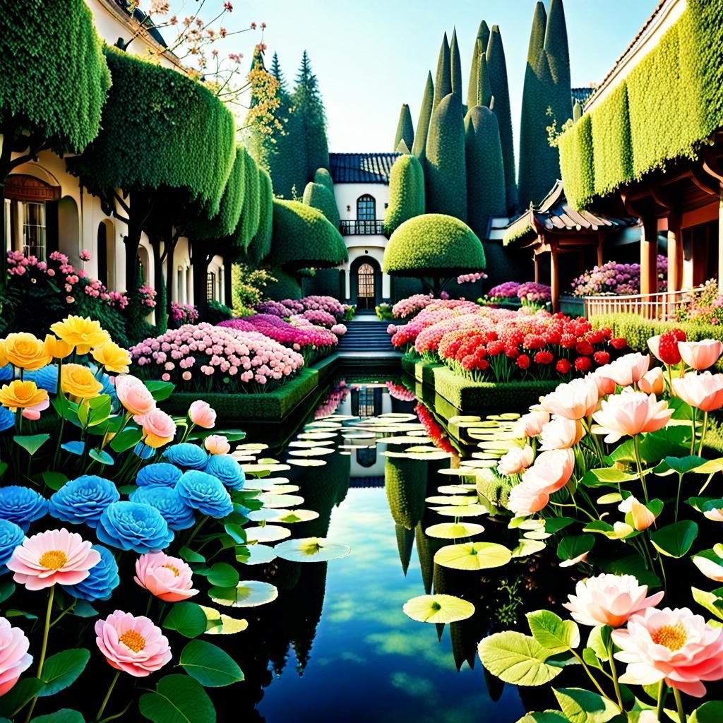 Affluent Floral Blooms in Vibrant Colors