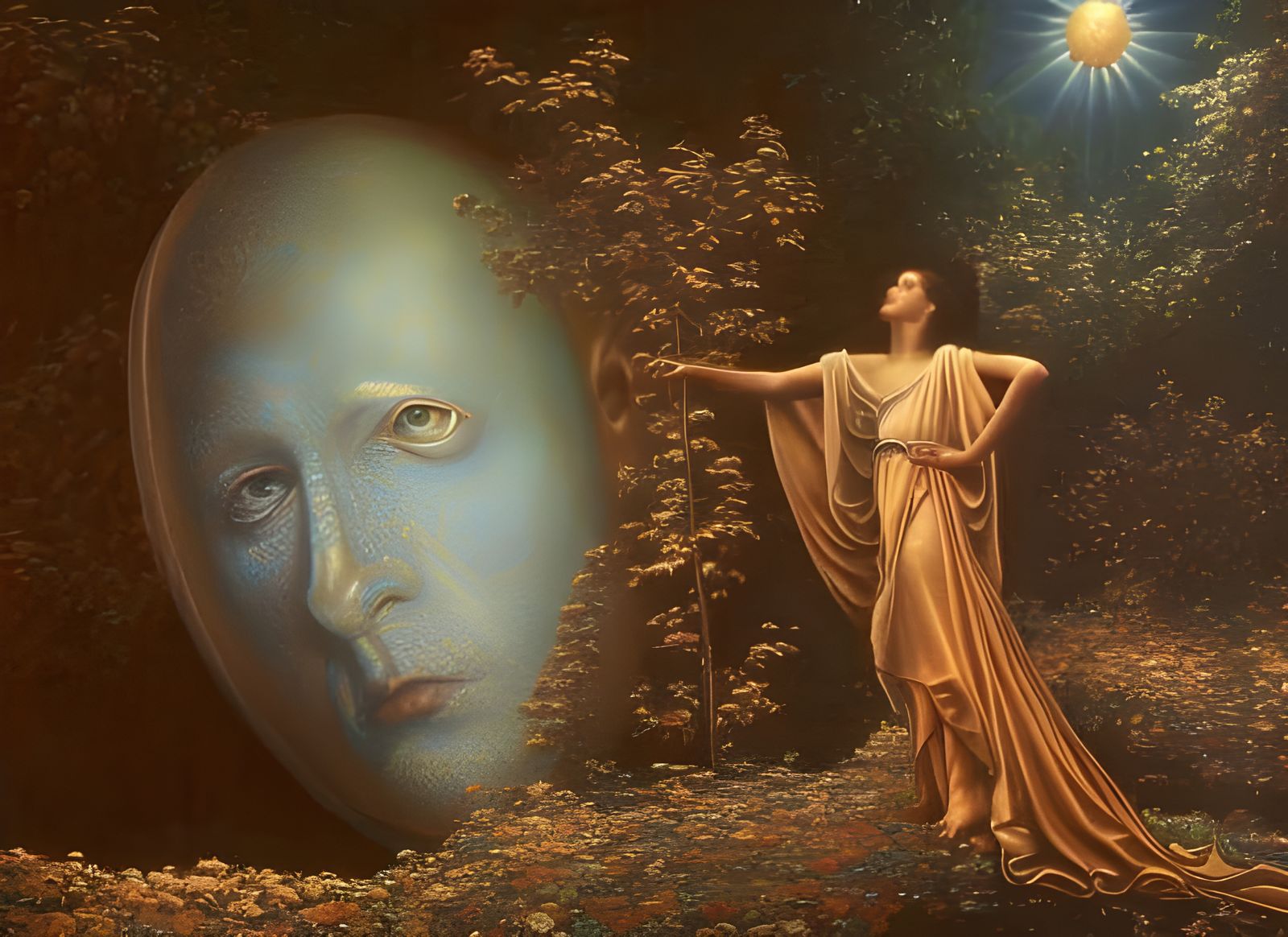 Human Evolution Displayed with Dreamy, Hyperreal Rendering