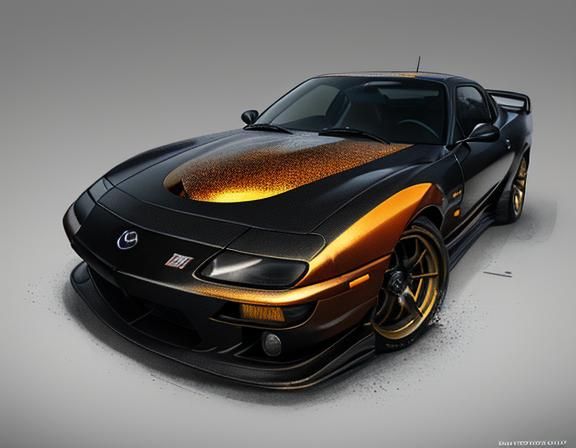 Mazda RX-7 Veilside in Midnight Tokyo