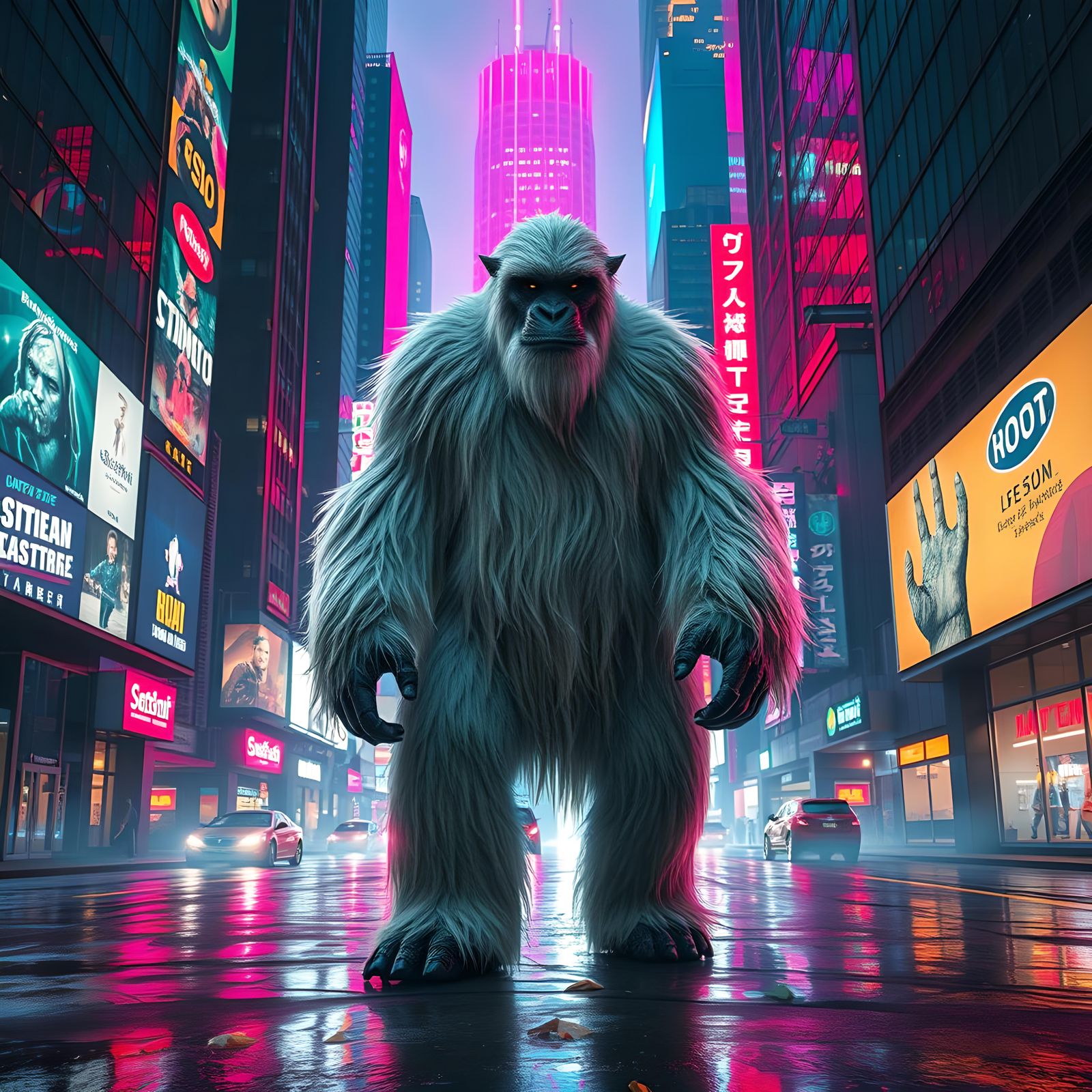 Cyberpunk Yeti