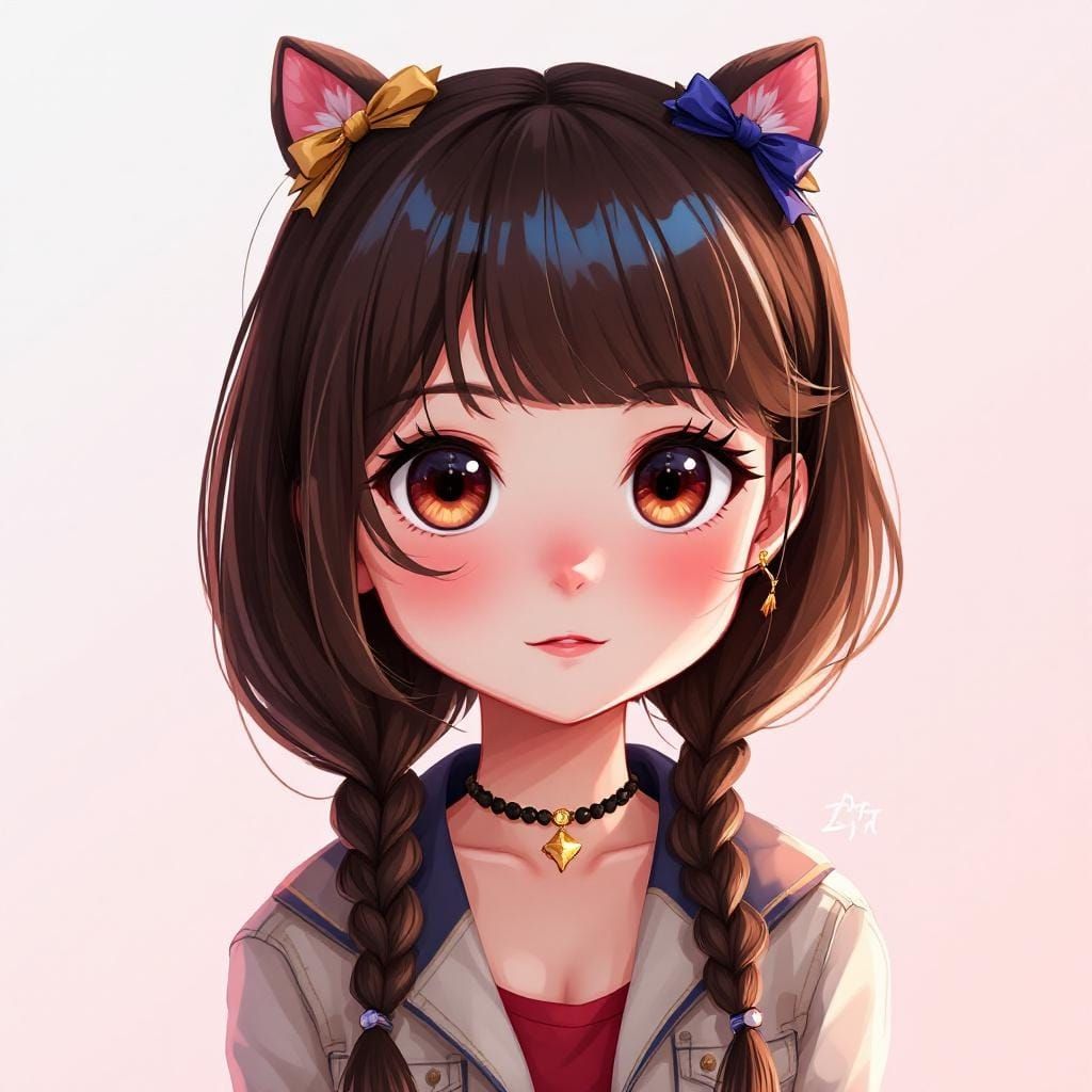 Cute Girl Generated by AI