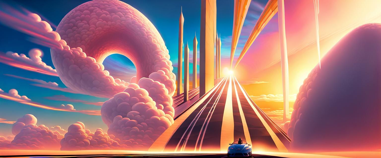 Celestial Temple Beckons on the Horizon