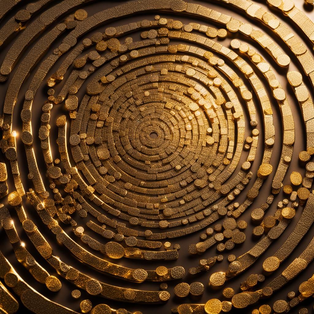 Gold Plate with 'Inferno Lane' in Professional Photo