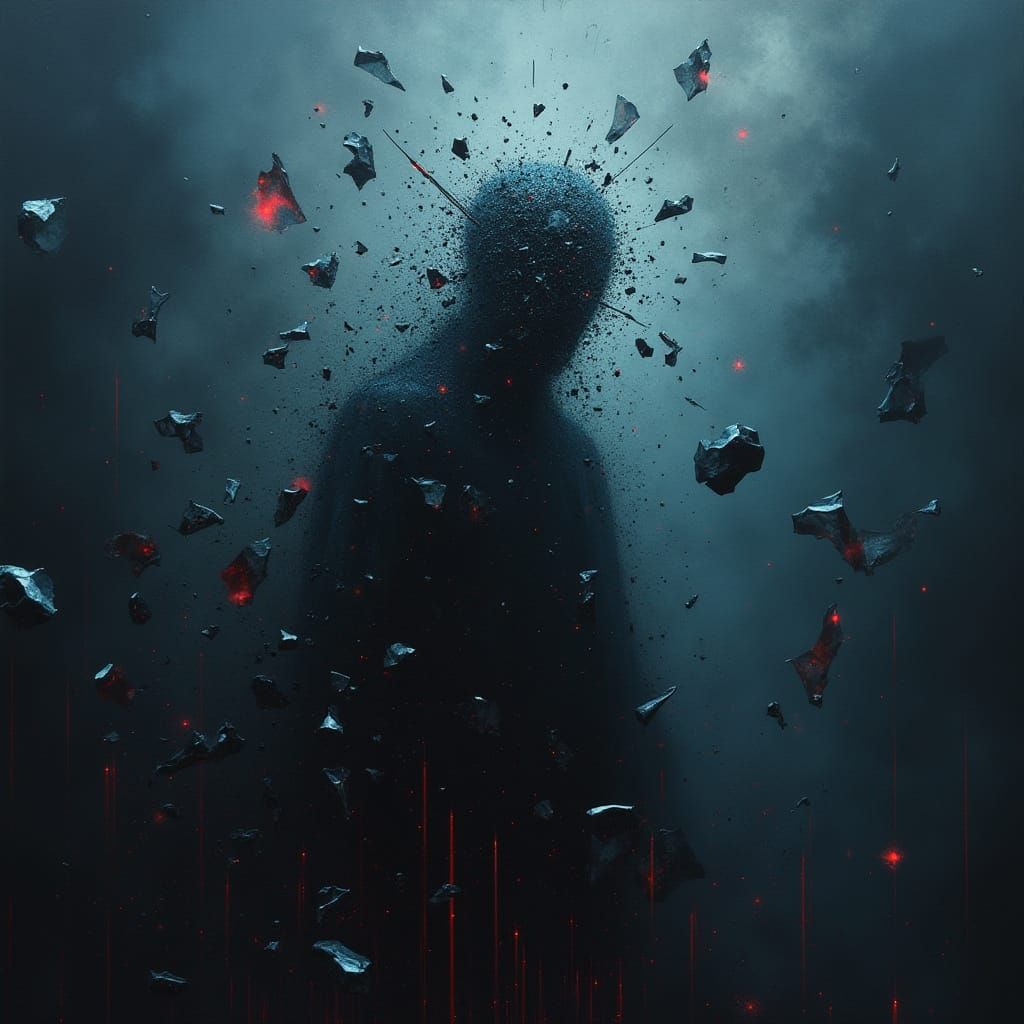 Shattered Time in a Haunting Dreamlike Realm