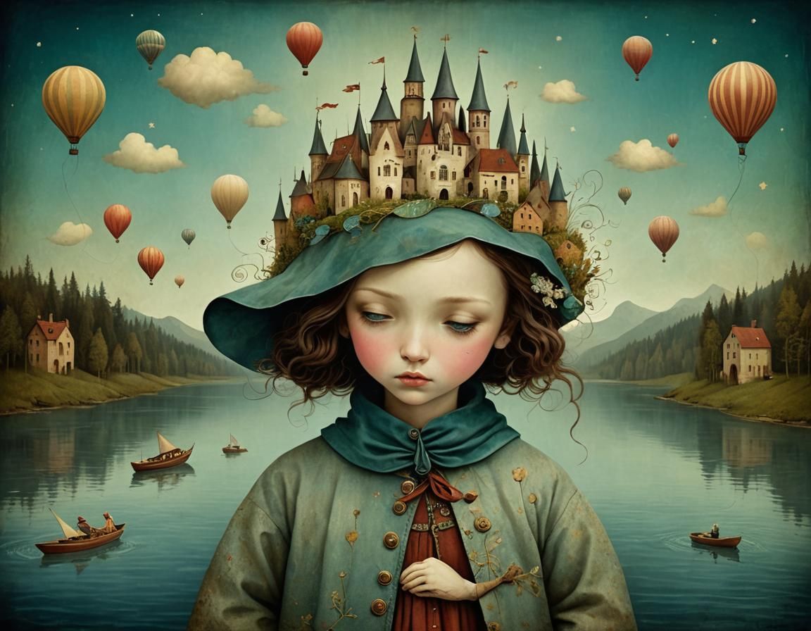 Surreal River of Tears: A Whimsical Masterpiece