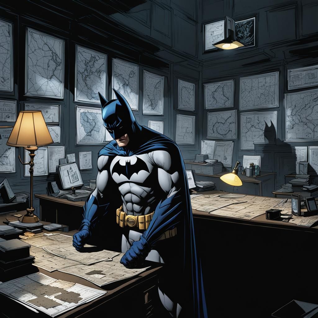 Batman the Dark Knight: Detective Unraveling Mystery