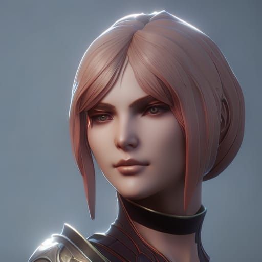 Detailed Portrait of Rot Milan in Art Nouveau Style