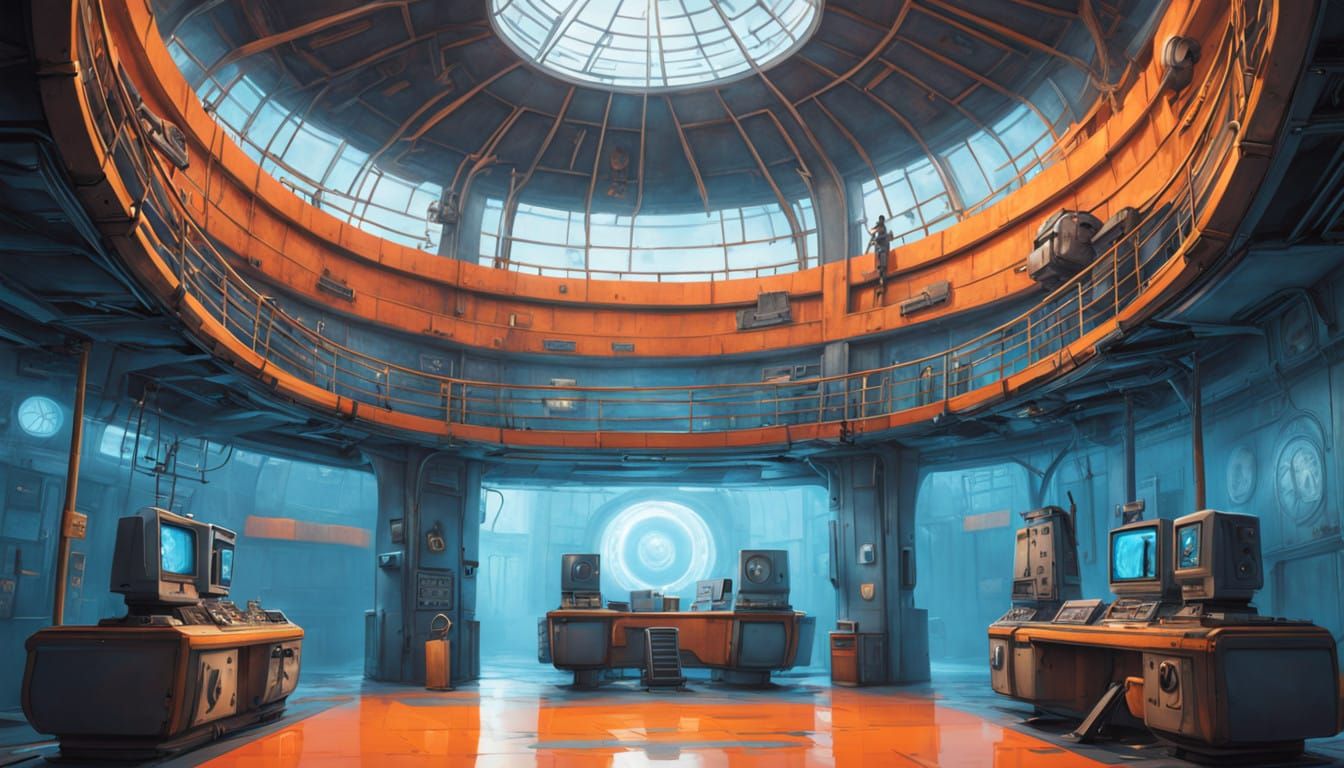 Hyper Realistic Panoptican Dystopian Surveillance Chamber