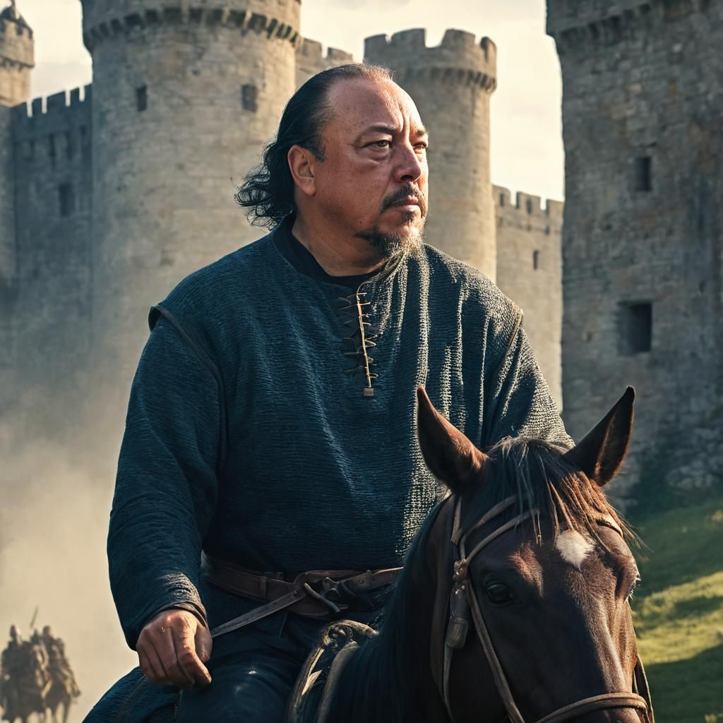 Medieval Fortress: A Fantasy Matte Painting