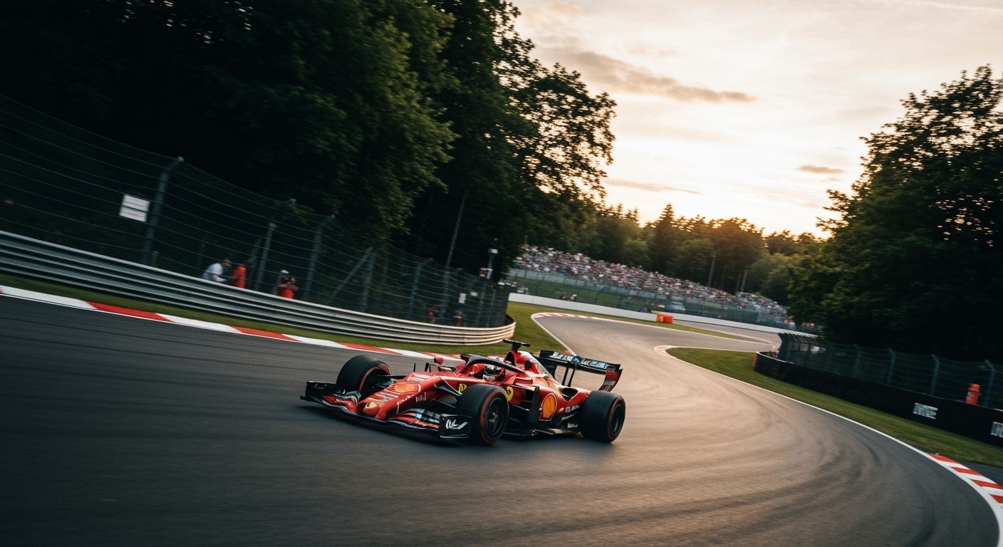 Ferrari Le Mans Car at Spa-Francorchamps