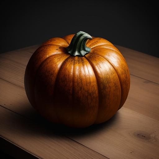 Goblin Pumpkin Macro in Moody Autumnal Light
