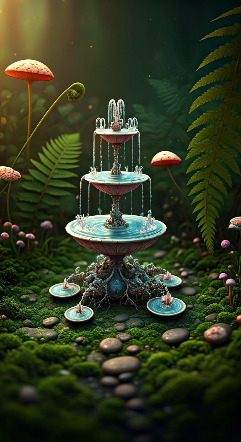 A surreal garden...