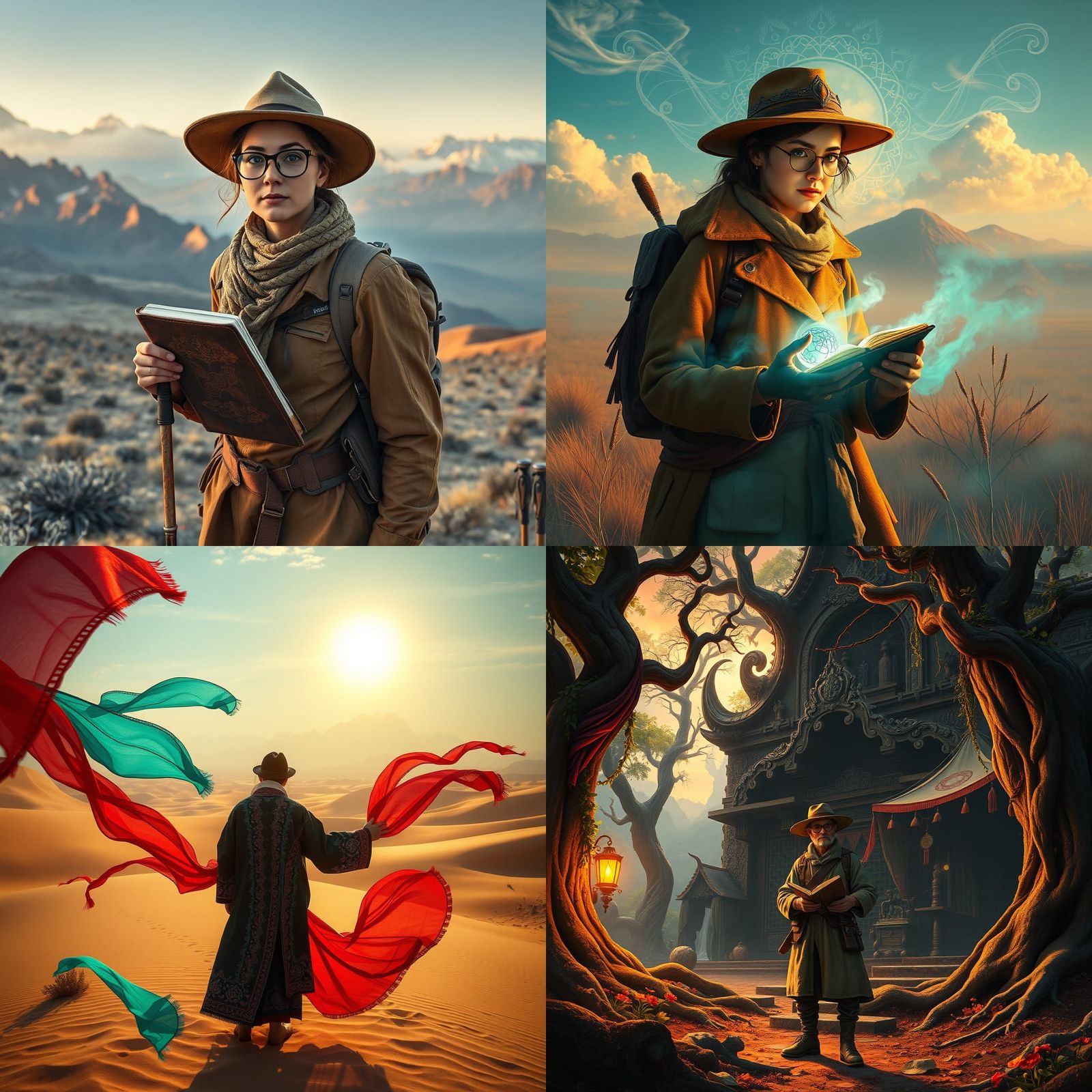 Central Asia Shaman Research: Detailed Matte Painting