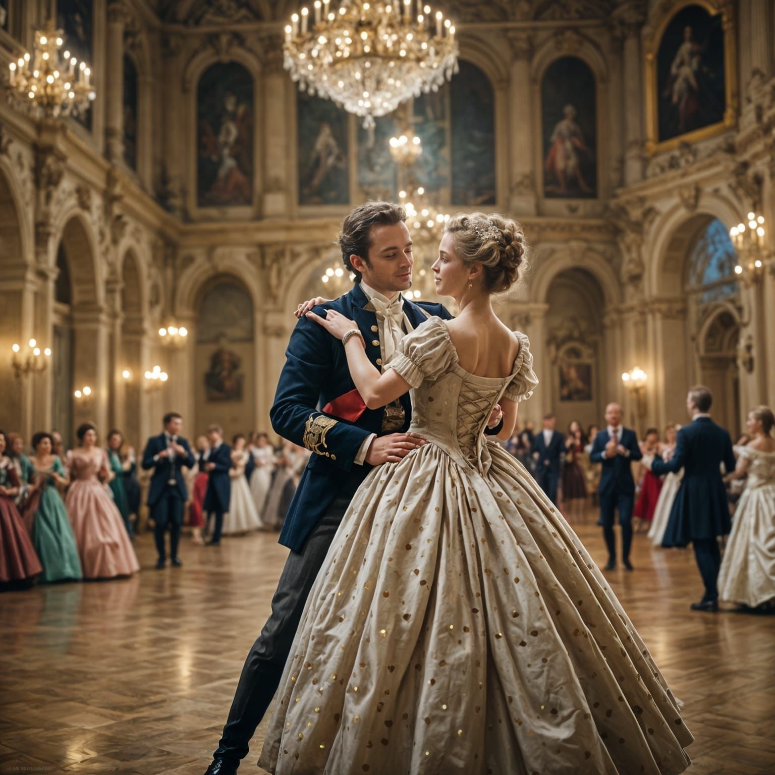 Baroque Royal Ball in Vibrant Colors