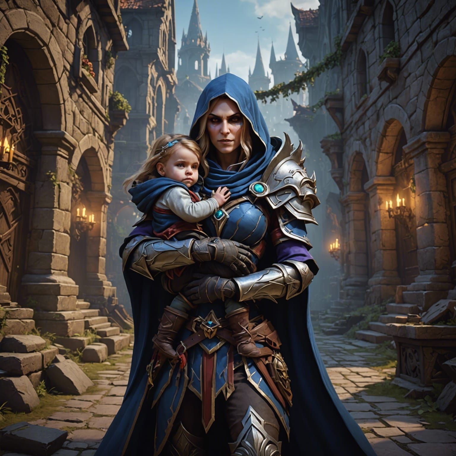 Sylvanas Windrunner as a Mother in Undercity