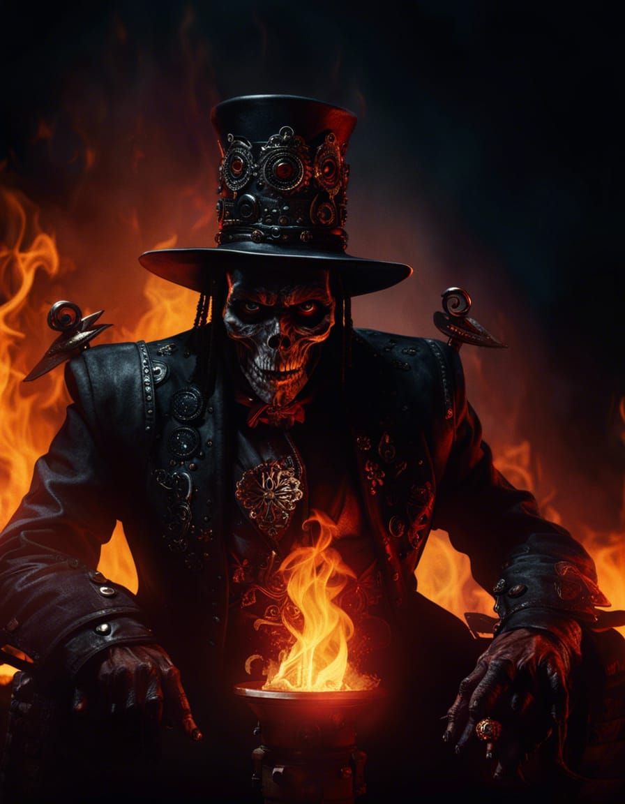 Demonic Phantom of Revenge in Dystopian Setting