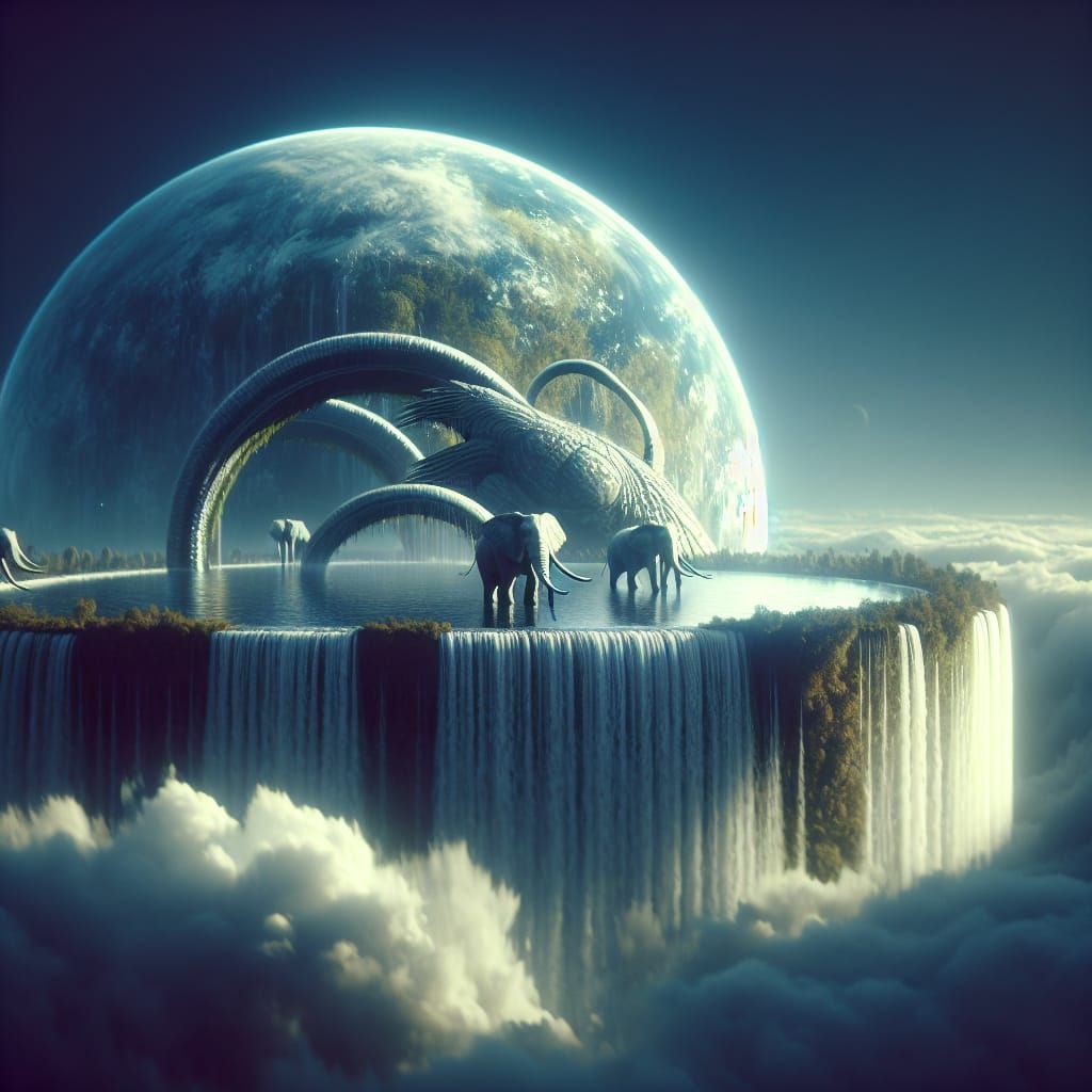 Fantasy World on Turtle's Back: Cinematic Still