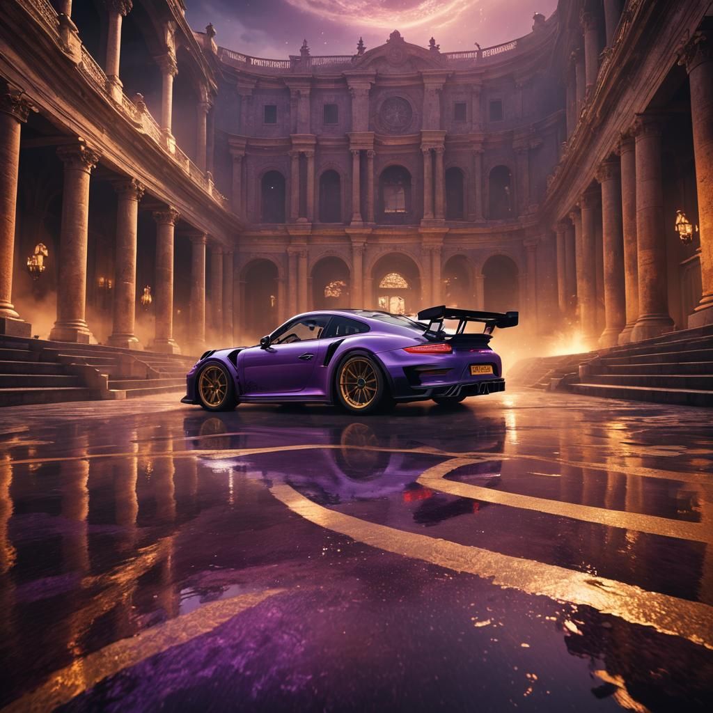 Mystical Arena: Porcshe GT3 RS Concept Art