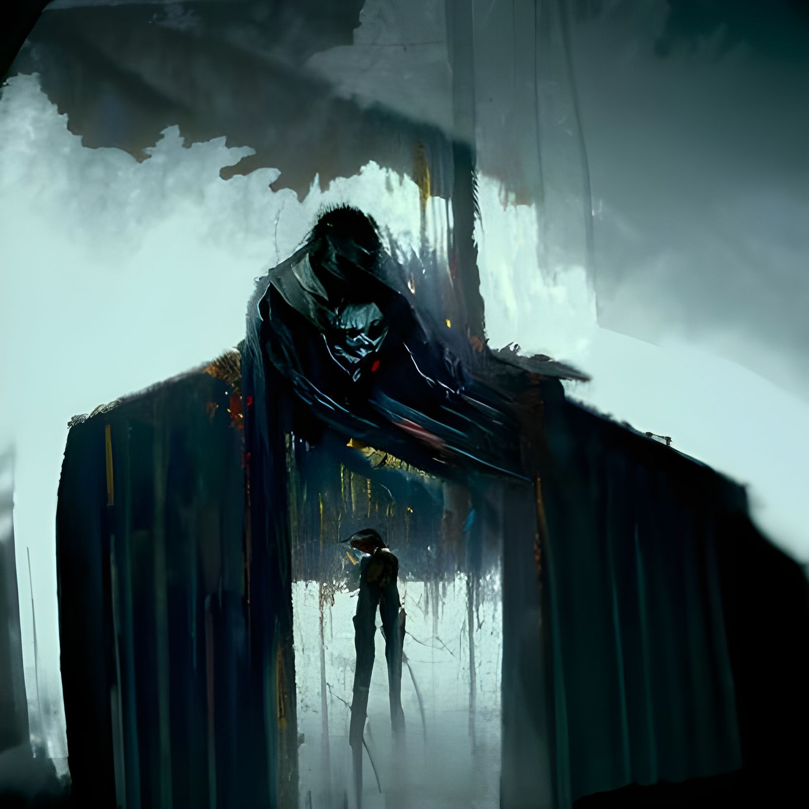 Sinister Depression: A Dark Fantasy Art Piece