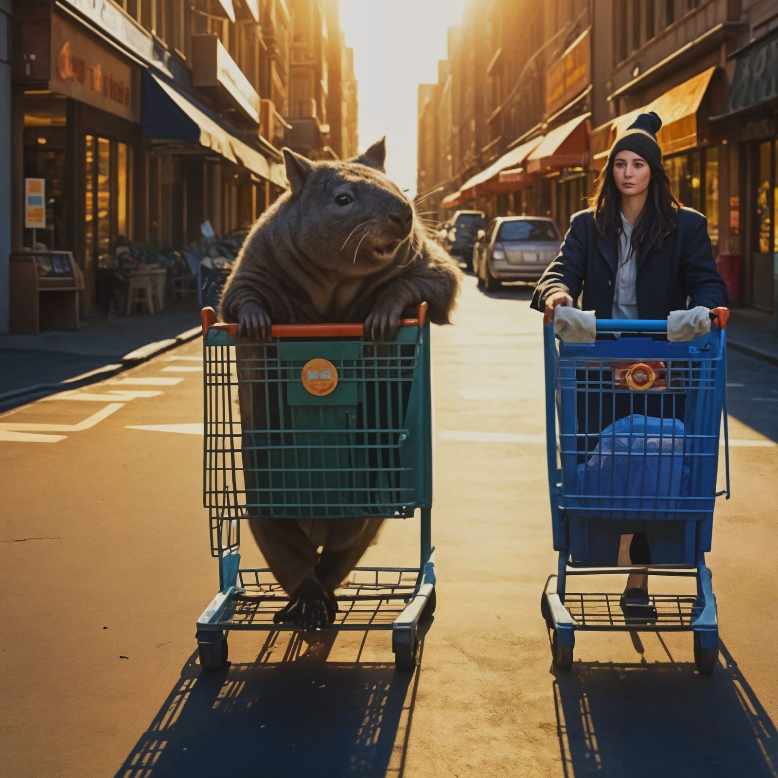 Enhanced Photorealistic Homeless Woman