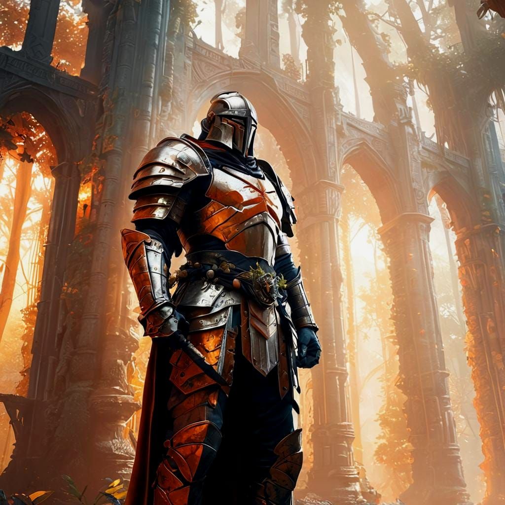 Fantastical Sword in Detailed Matte Painting