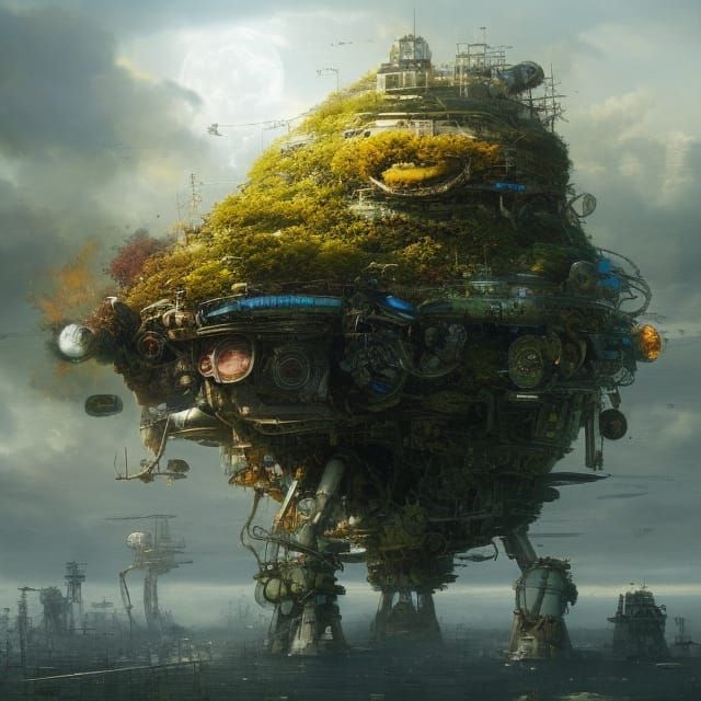 Futuristic City on Alien Planet: Photorealistic Macro